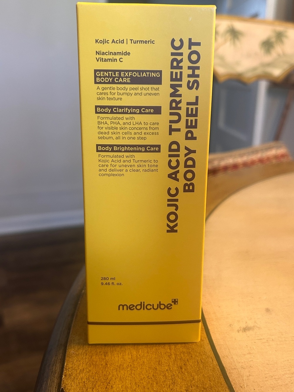 Medicube Kojic Acid Turmeric Body Peel Shot — Yellow Exfoliating Treatment